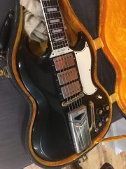 Black Les Paul Custom - Tom Bukovac