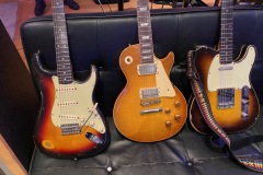Fender Stratocaster, Gibson Les Paul, Fender Telecaster