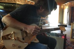 White Gretsch Falcon